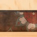 Leather Clutch Wallet - Jessa pattern in Aqua, Burgundy, Silver and antique black