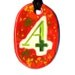 Atheist Plus Fundraiser Ceramic Necklace in Red