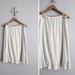 1970s vintage neutral woven ruffle skirt