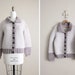 chunky wool sweater / handmade sweater