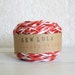 CHUNKY bakers twine - red and white