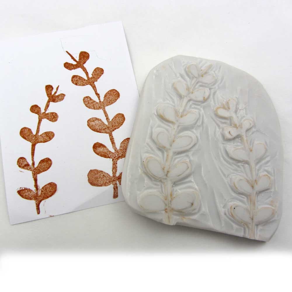 Hand carved leaves stamp by robruhn on etsy Hand carved leaves stamp by robruhn on etsy