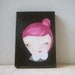 original painting canvas painting-looking forward