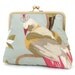 Leda bag: Large clutch / chain handle / embroidered silk