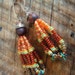 Spicy South West Mix Glass Beaded Loop Earrings