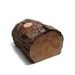 You Are My Chocolate Cake - Rustic Natural Bark Cypress Log Wooden Box by Tanja Sova
