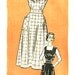 50s Sundress or Jumper Pattern - Mail Order 4628 - Hoard's Dairyman - Size 18.5 / Bust 39