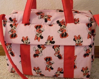 Minnie Mouse Diaper Bag with changing pad by EMIJANE