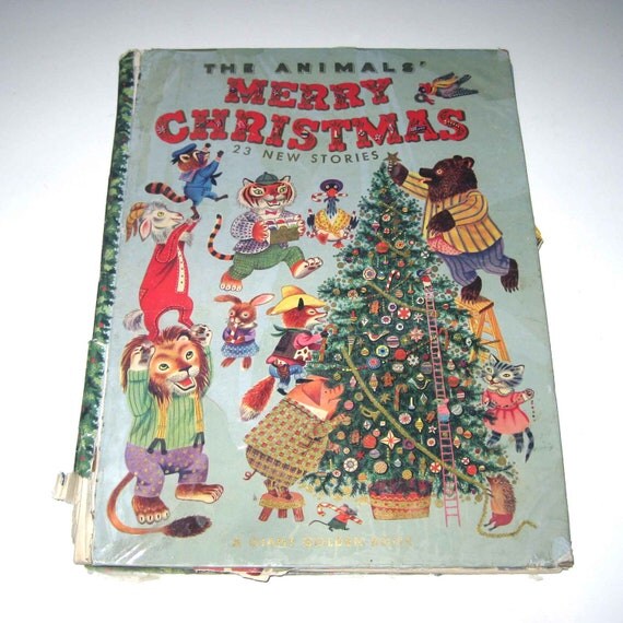 Richard Scarry The Animals' Merry Christmas by grandmothersattic