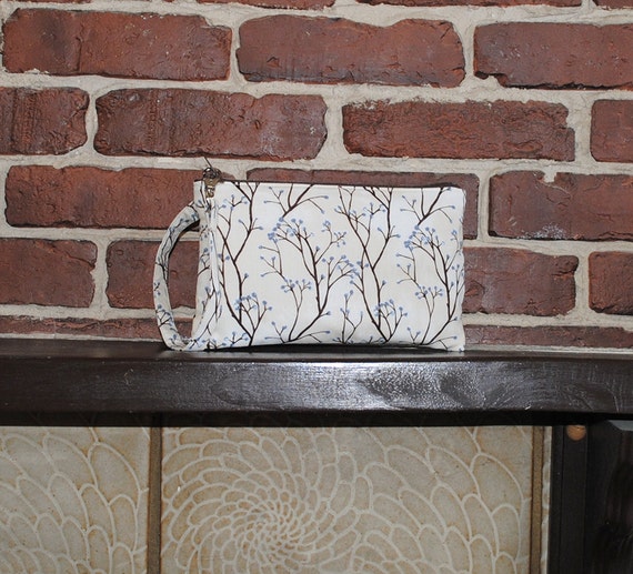 Square Wristlet Zipper Pouch - Beauty in Nature