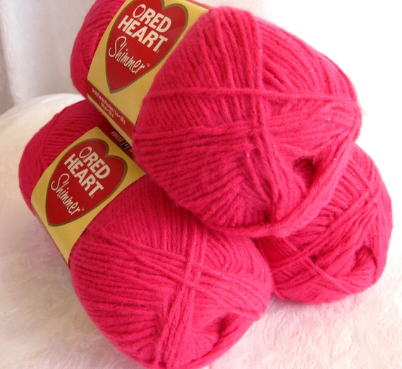 red heart yarn pink tones