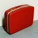 Vintage suitcase - red - luggage - large size