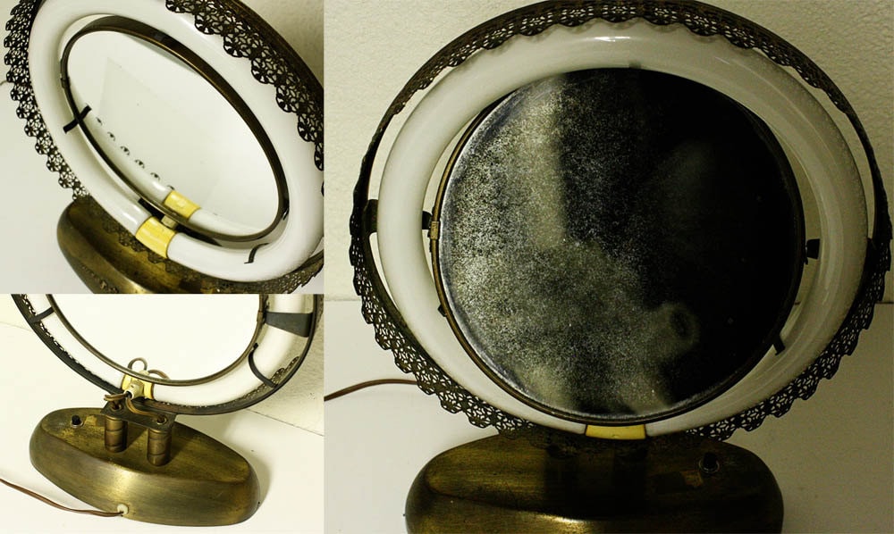 Vintage vanity mirror light vanity mirror makeup mirror