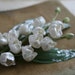 Reserved for Abbie...lily of the valley millinery blossom bouquet