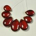 Gem Hessonite Garnet Pear Briolette Beads (7)