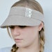 Free Shipping in Australia Natural gorgeous linen Visor reversible and fits all
