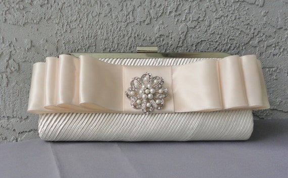 white prom clutch