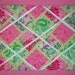 New memo board made with Lilly Pulitzer Multi Bam Patch fabric