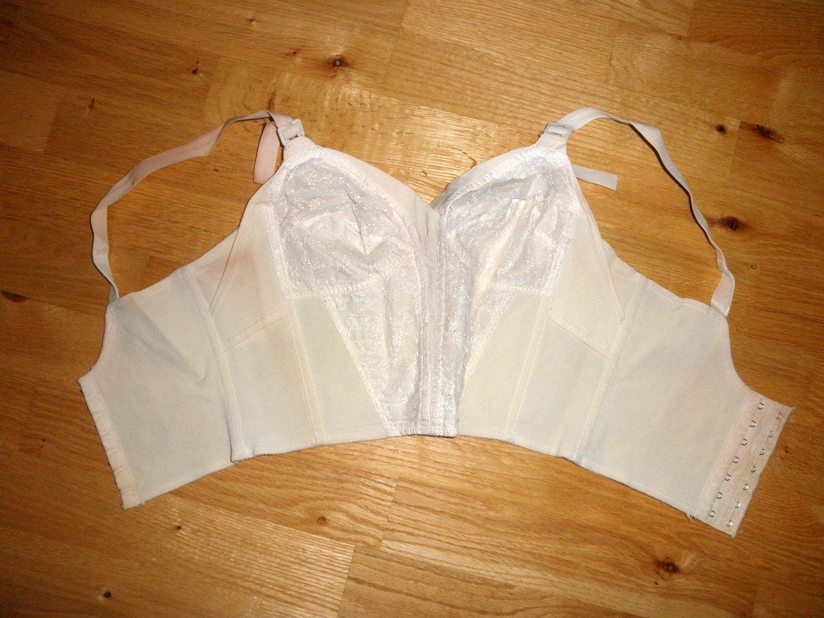 Vintage Playtex Living Bra No 261 36B Long Line 7 Hook Eye   Il Fullxfull.374978335 8rv7 