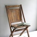 classic wood folding chair