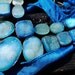 blue druzy necklace, Brazilian jewelry