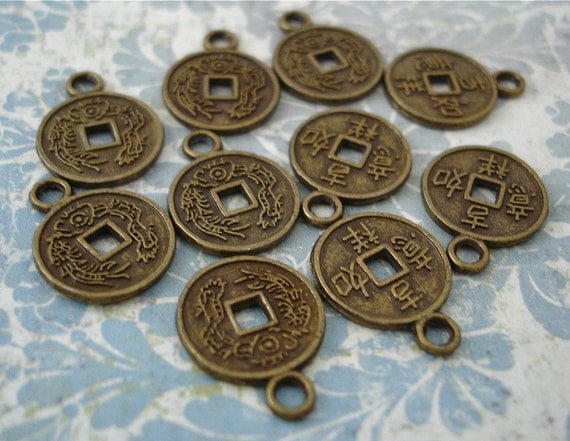 chinese coins lucky charms