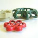 Vintage Water Valves-Steampunk-Garden Collection-Water Handles-Valve Handles-Christmas Colors