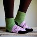 Women Wool House Shoes, Eco Friendly, women size 8, From my Garden