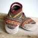 Baby Shoes, Wool Slippers, Eco Friendly & Handmade, size 0-12 months, Carnival, SALE