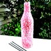 Recycled Wine Bottle Incense Burner, Smoking Bottled "Shattered Glass"