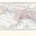 1897 Map Alaska - Vintage Antique Map Great for Framing 100 Years Old