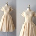 r e s e r v e d...lace 50s wedding dress / 1950s dress / DeLovely Lace dress