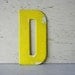 Industrial Metal Letter D