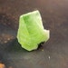 August birthstone - Peridot Crystal - Terminated wedge - wire wrap stone - small - natural - raw - rough - specimen - Peridot - green