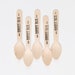 20 Wood Ice Cream Spoons - County Fair - Eco-friendly Wooden Utensils For Parties