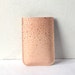 Constellation iPhone leather sleeve - iPhone leather case, nude phone case, leather phone sleeve
