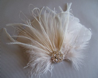 Wedding Hair Accessories Feather Fascinator Bridal Hair Comb Hairpieces Clips