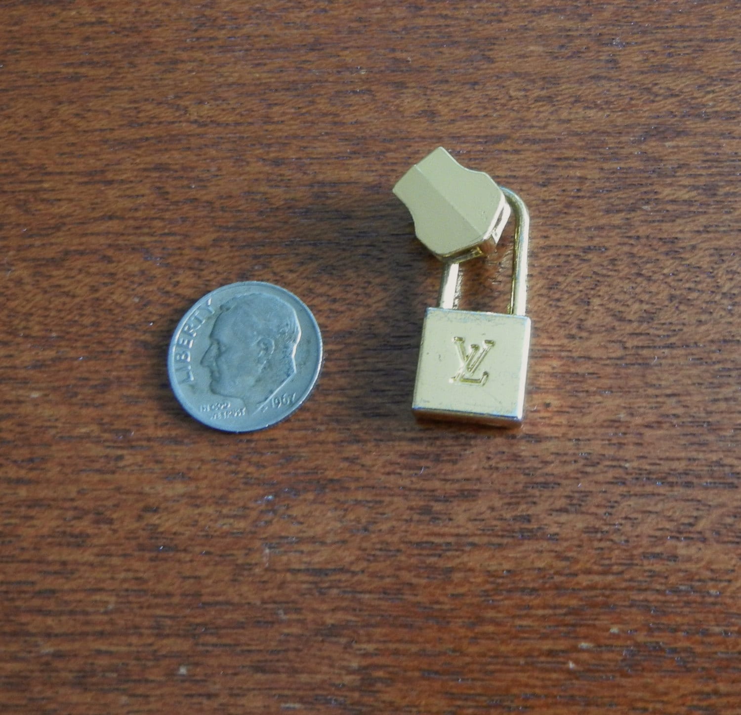 Louis Vuitton zipper pull 1 piece for supplies or use as a