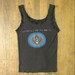 VINTAGE 70s Journey concert tank top lace biker