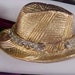 CHARMING "My Fair Lady" Signed BSK - Rhinestone FEDORA Hat Brooch