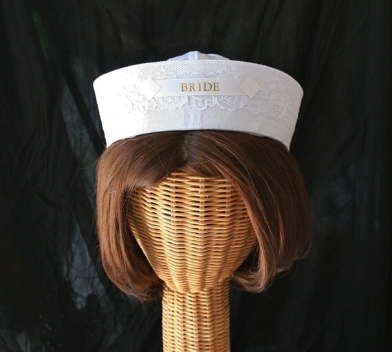 BRIDE Sailor Hat perfect for Nautical Bachelorette Party or