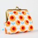 Deep dad - Blossom orange - metal frame purse