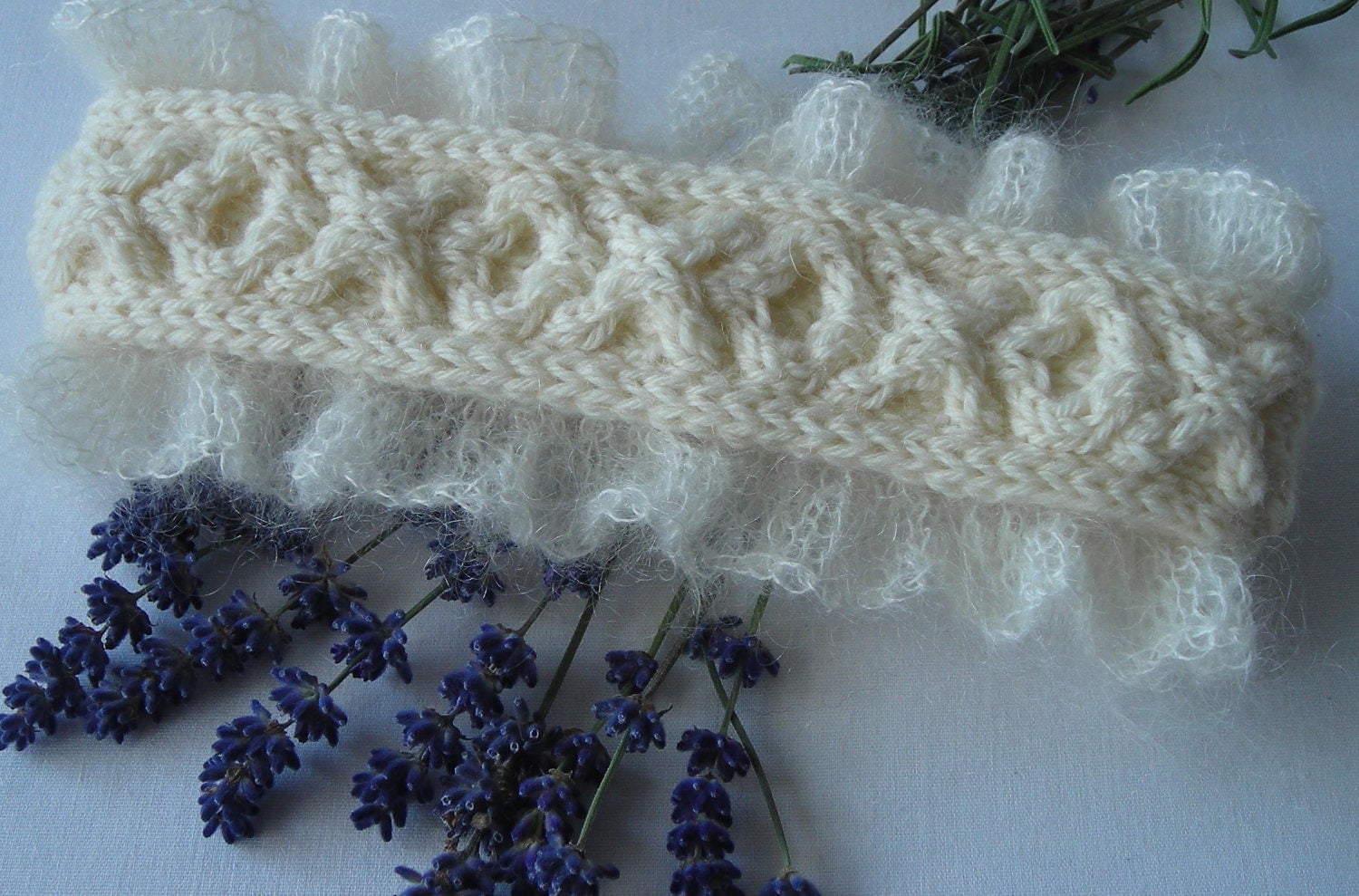 Knitted Wedding Garters Knitting Pattern PDF bridal garter