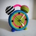 Crochet clock