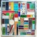 Rainbow of Colors Geometric Stained Glass Panel