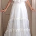 Vintage 1970s Boho Style Wedding Gown