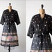 floral print dress - vintage 1970's floral print day dress