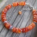 Reserved for Vicki - Carnelian Bracelet