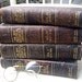 Reserved for Natasha.....Antique leather bound books, 1916, beautifully illustrated with color plates and black and white...