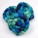 Camel/ Merino Wool/ Cultivated Silk Roving (40/40/20) - Handpainted Spinning Fiber